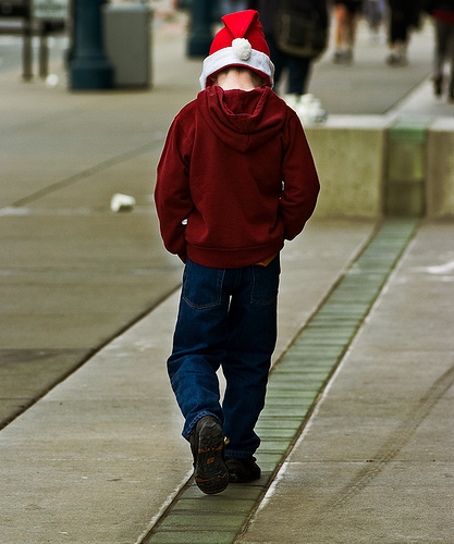 sad at christmas photo